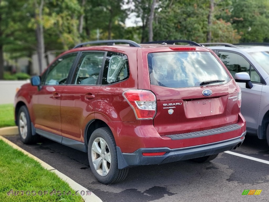 2015 Forester 2.5i - Venetian Red Pearl / Gray photo #4