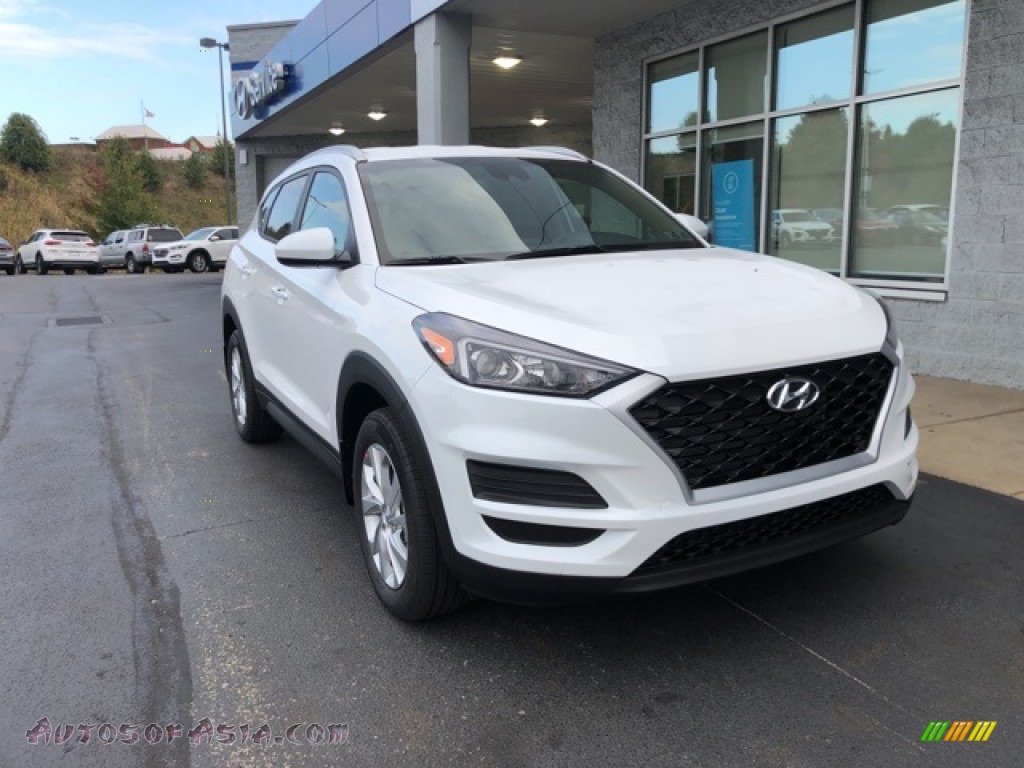 Winter White / Beige Hyundai Tucson Value AWD