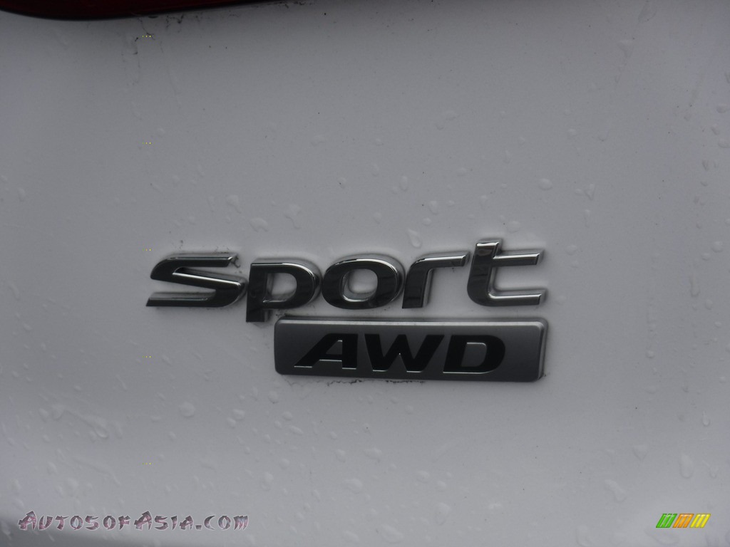 2017 Santa Fe Sport AWD - Pearl White / Beige photo #11