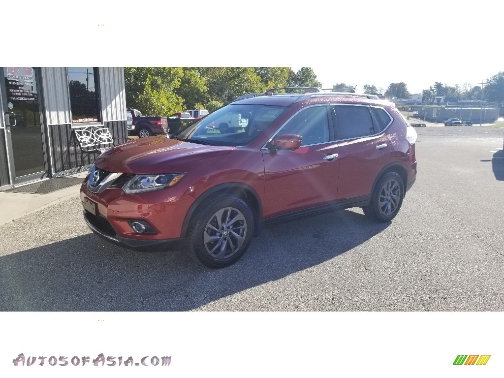 2016 Rogue SL - Cayenne Red / Charcoal photo #31