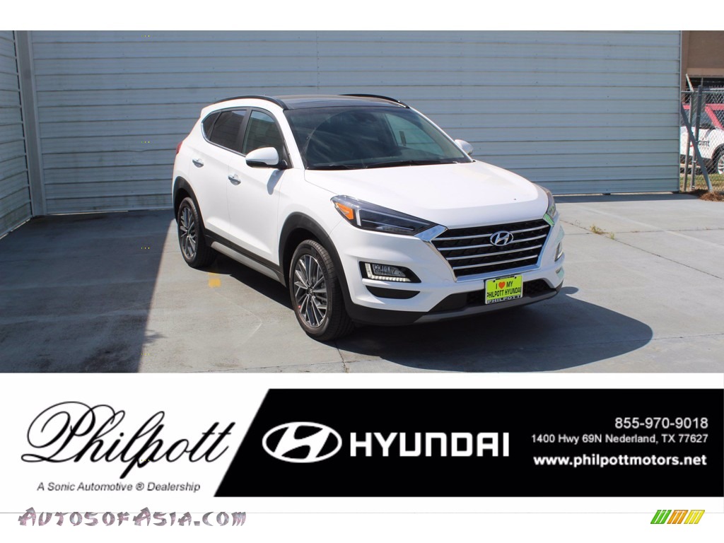 Winter White / Beige Hyundai Tucson Ulitimate