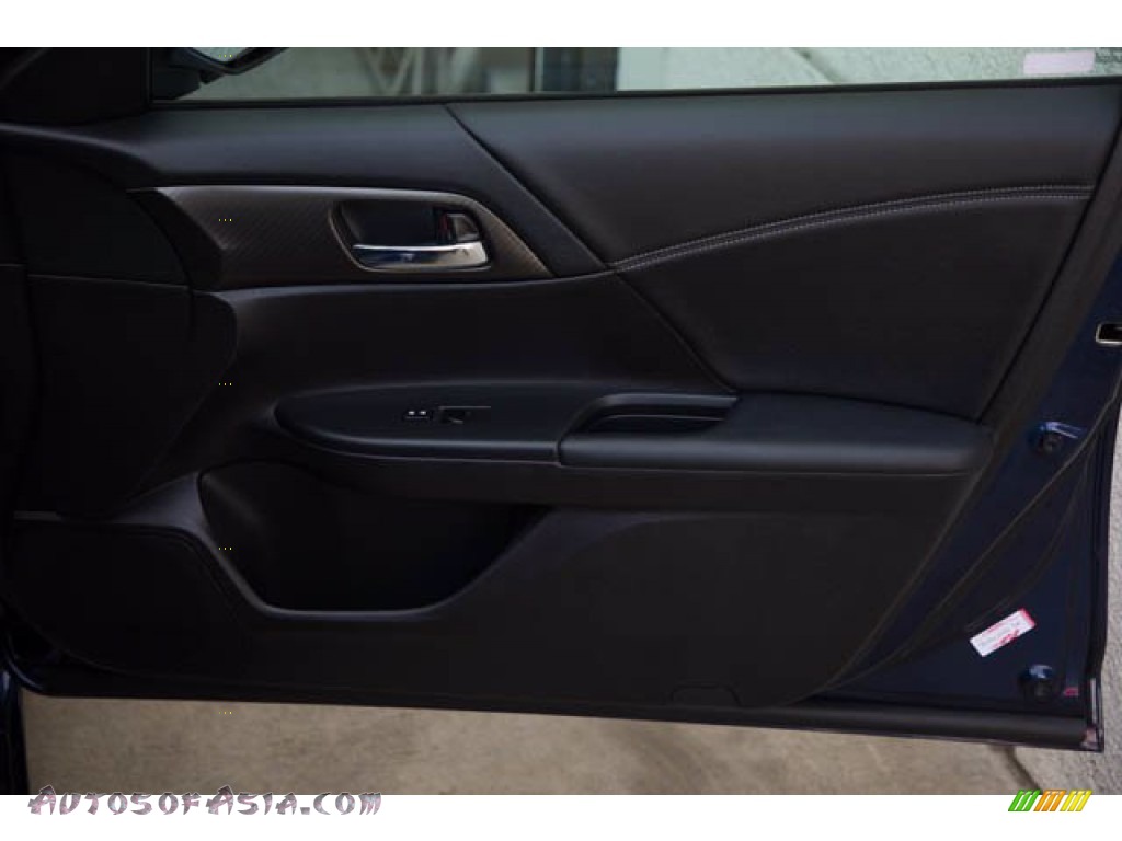 2016 Accord Sport Sedan - Obsidian Blue Pearl / Black photo #29
