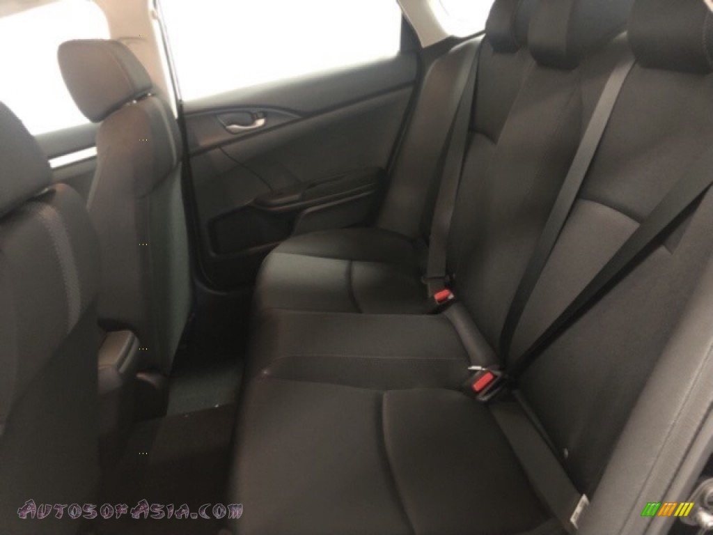 2020 Civic LX Sedan - Crystal Black Pearl / Black photo #7