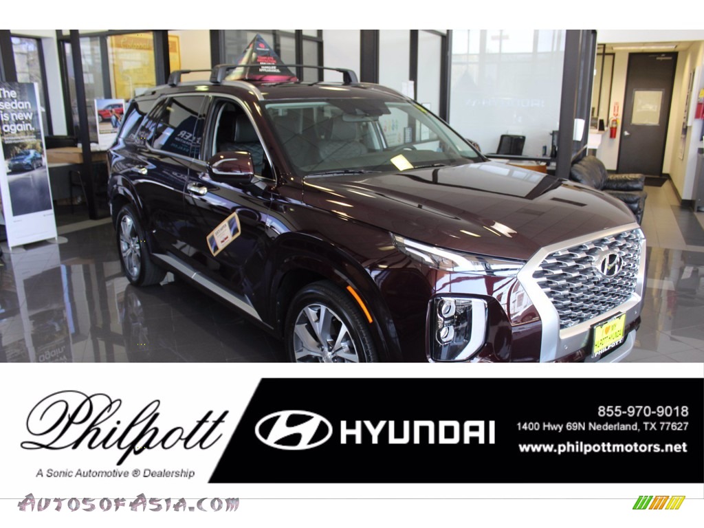 Sierra Burgundy / Black Hyundai Palisade Limited AWD