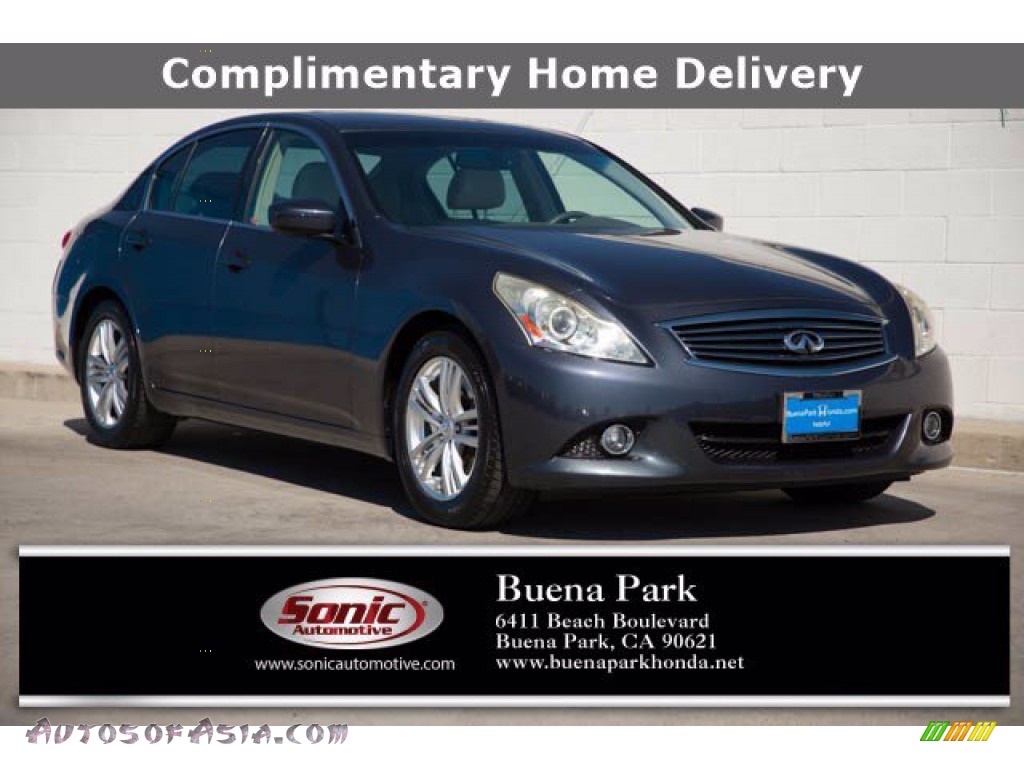 Blue Slate / Stone Infiniti G 37 Journey Sedan