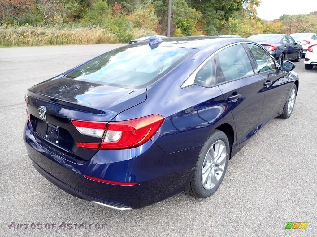 2020 Accord LX Sedan - Obsidian Blue Pearl / Gray photo #6