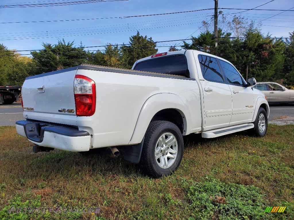 2005 Tundra Limited Double Cab 4x4 - Natural White / Taupe photo #6