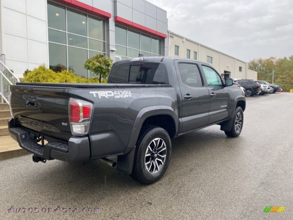2021 Tacoma TRD Sport Double Cab 4x4 - Magnetic Gray Metallic / TRD Cement/Black photo #20