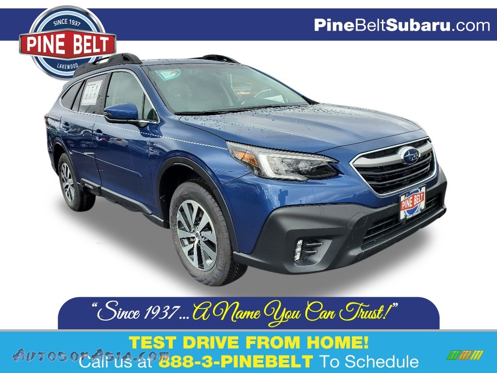 Abyss Blue Pearl / Gray Subaru Outback 2.5i Premium