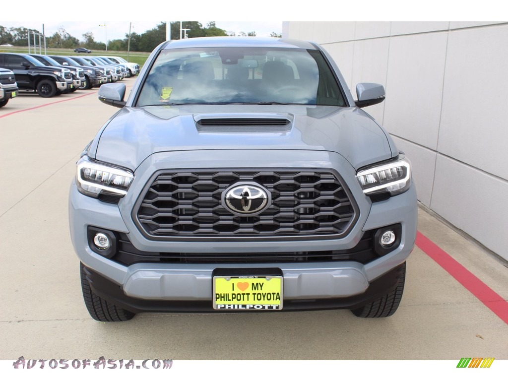 2021 Tacoma TRD Sport Double Cab 4x4 - Cement / TRD Cement/Black photo #3