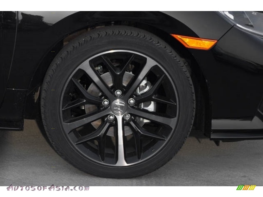 2021 Civic Sport Hatchback - Crystal Black Pearl / Black photo #11