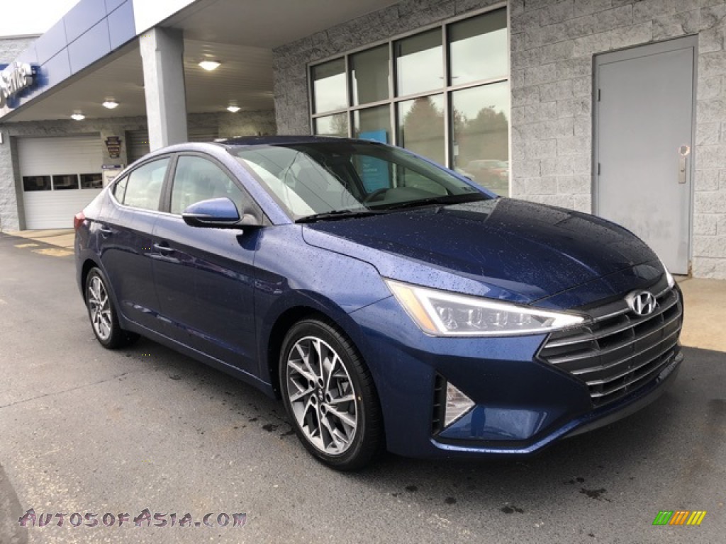 Lakeside Blue / Gray Hyundai Elantra Value Edition