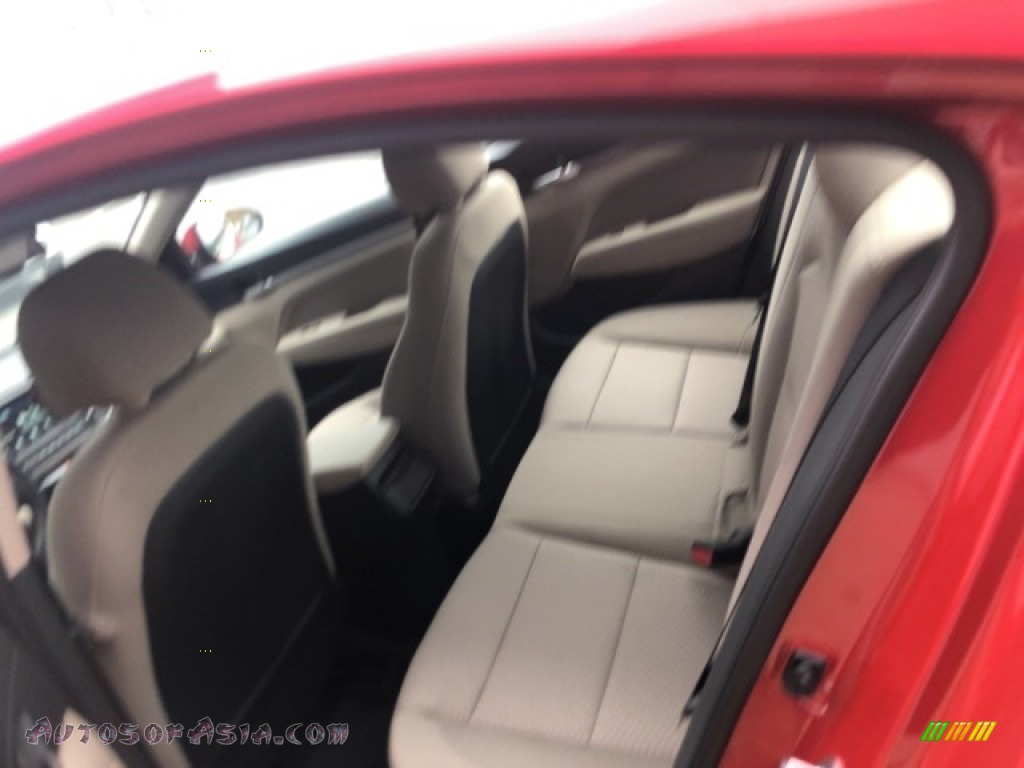 2020 Elantra Value Edition - Scarlet Red Pearl / Beige photo #5