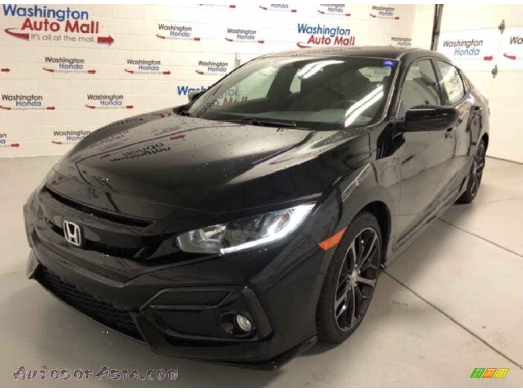 2021 Honda Civic Lx Sedan In Crystal Black Pearl - 402153 