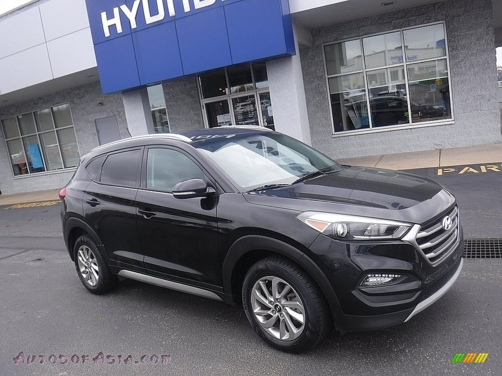 Black Noir Pearl / Gray Hyundai Tucson Eco AWD
