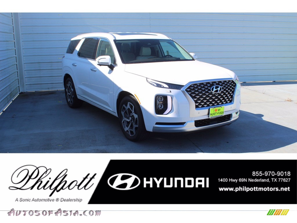 Hyper White / Beige Hyundai Palisade Calligraphy AWD