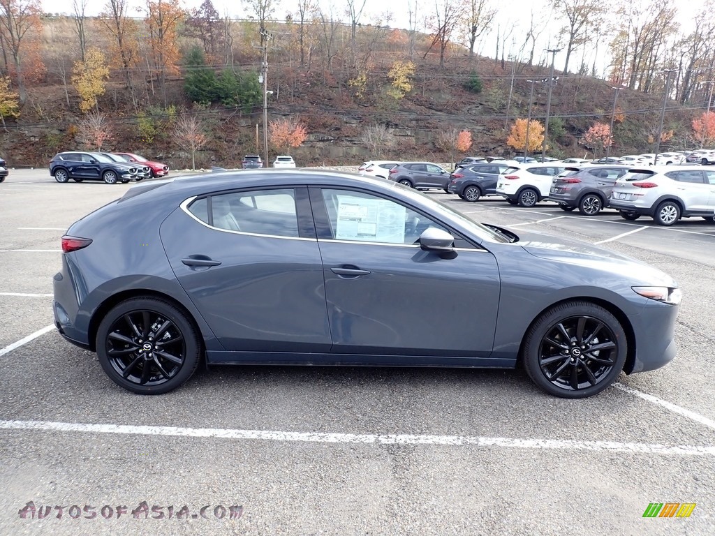 Polymetal Gray Metallic / Black Mazda Mazda3 Premium Hatchback AWD