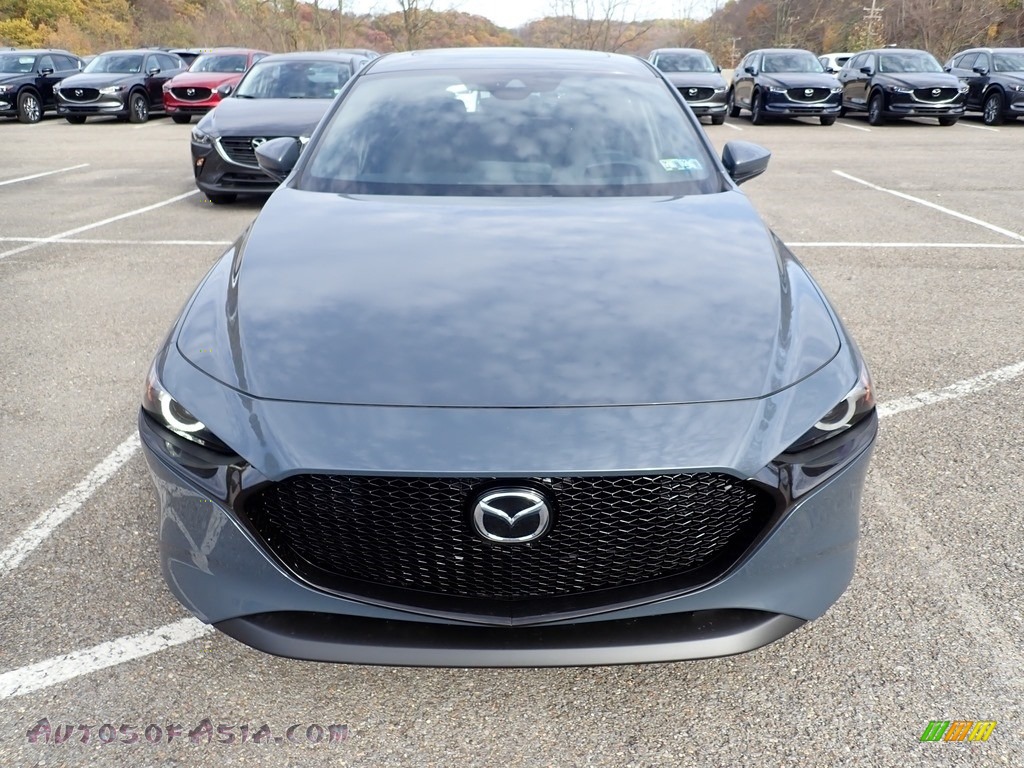 2021 Mazda3 Premium Hatchback AWD - Polymetal Gray Metallic / Black photo #4