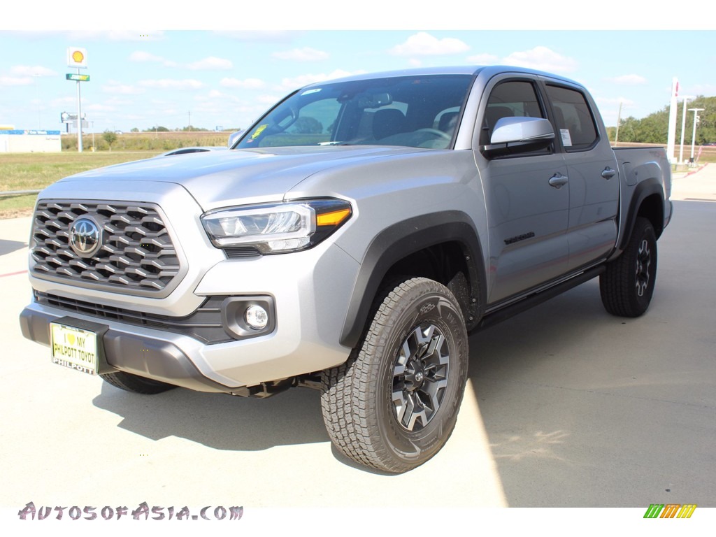 2021 Tacoma TRD Off Road Double Cab 4x4 - Silver Sky Metallic / TRD Cement/Black photo #4