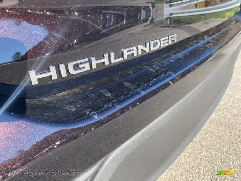 2021 Highlander LE AWD - Opulent Amber / Black photo #32