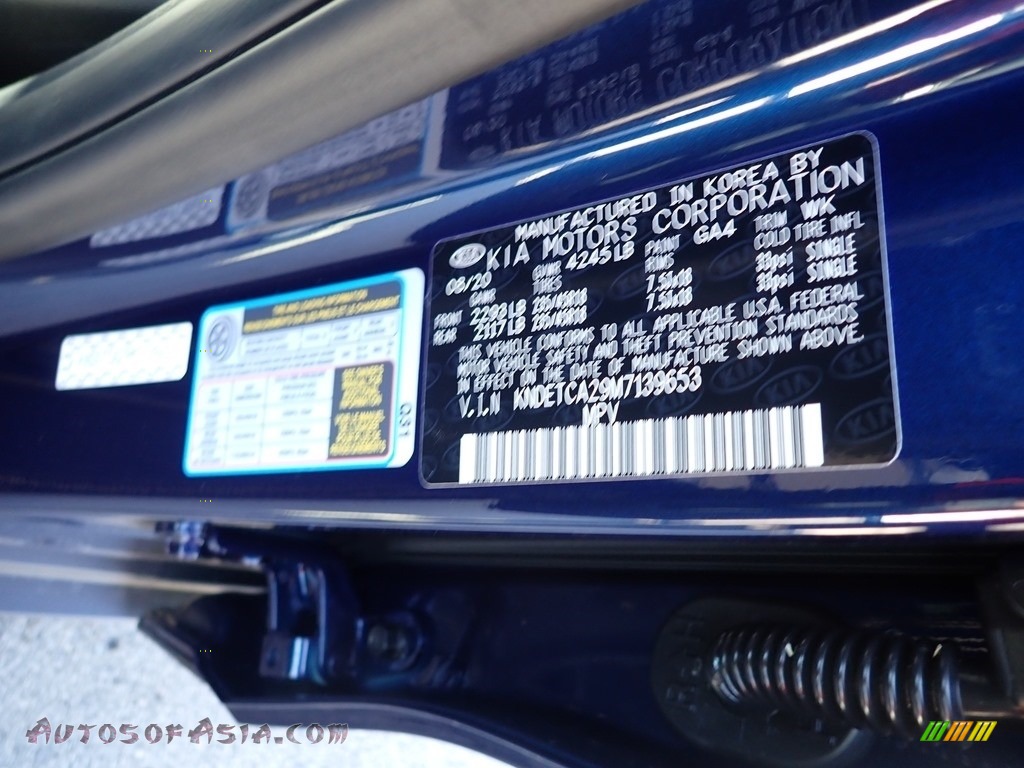 2021 Seltos SX Turbo AWD - Neptune Blue / Black photo #14