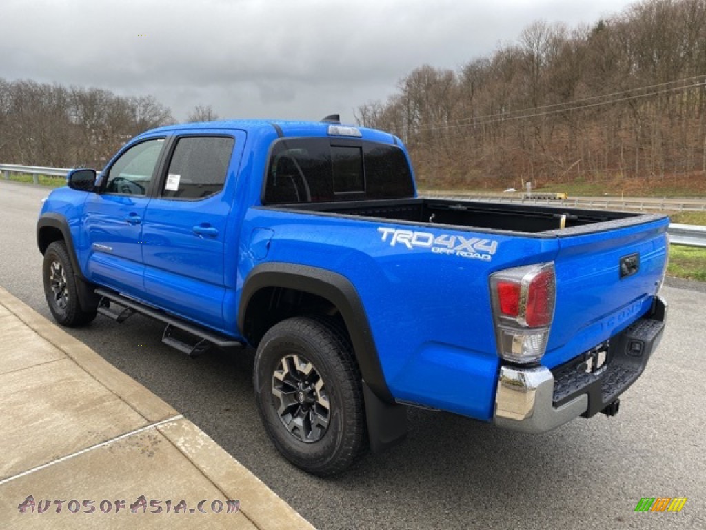 2021 Tacoma TRD Off Road Double Cab 4x4 - Voodoo Blue / Cement photo #2