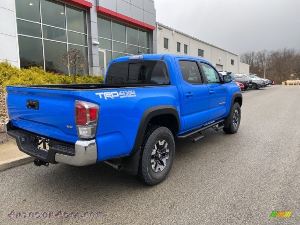 2021 Tacoma TRD Off Road Double Cab 4x4 - Voodoo Blue / Cement photo #14