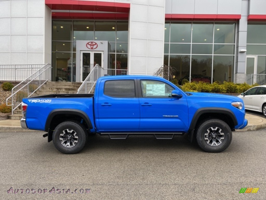 2021 Tacoma TRD Off Road Double Cab 4x4 - Voodoo Blue / Cement photo #16