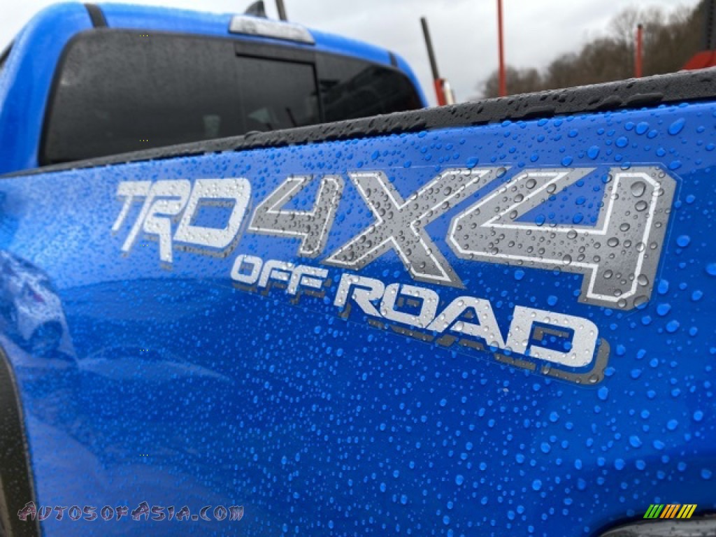 2021 Tacoma TRD Off Road Double Cab 4x4 - Voodoo Blue / Cement photo #25
