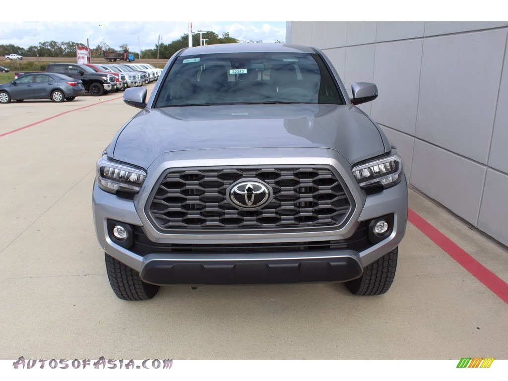 2021 Tacoma TRD Off Road Double Cab 4x4 - Silver Sky Metallic / TRD Cement/Black photo #3