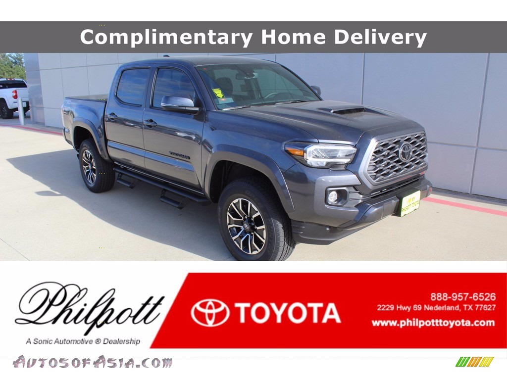 2021 Tacoma TRD Sport Double Cab - Magnetic Gray Metallic / Cement photo #1