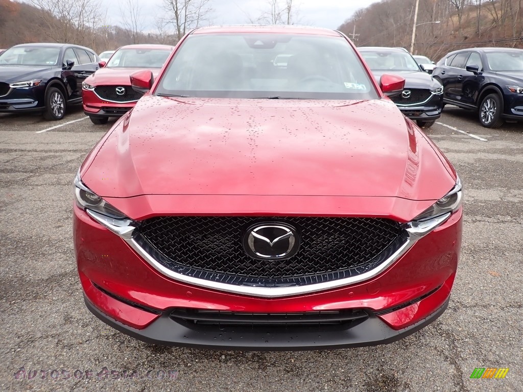 2021 CX-5 Signature AWD - Soul Red Crystal Metallic / Caturra Brown photo #4