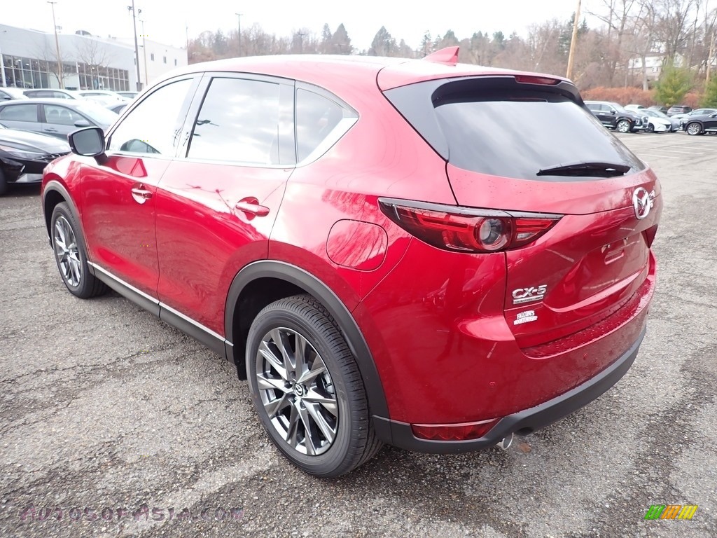 2021 CX-5 Signature AWD - Soul Red Crystal Metallic / Caturra Brown photo #6