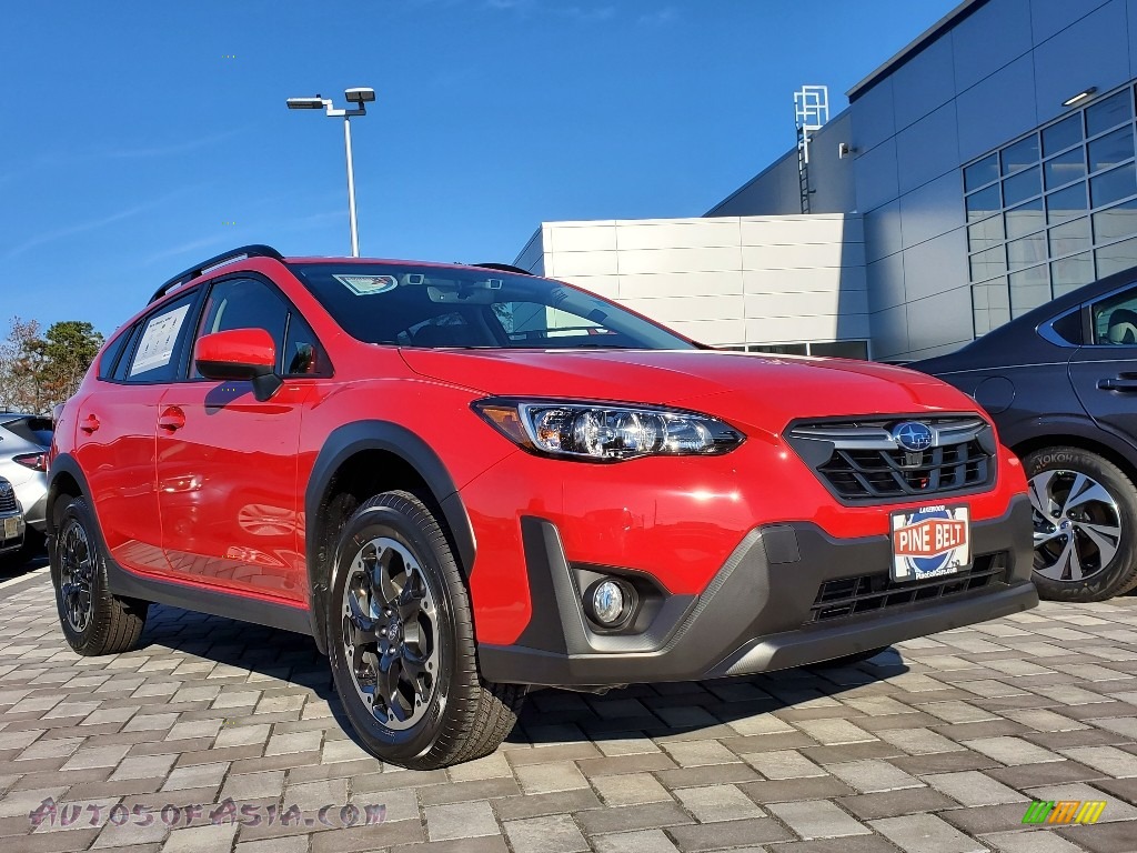 Pure Red / Black Subaru Crosstrek Premium