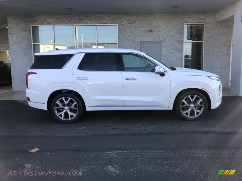 2021 Palisade Limited AWD - Hyper White / Beige photo #2