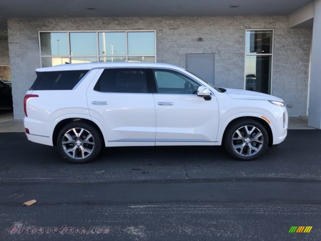 2021 Palisade Limited AWD - Hyper White / Beige photo #2