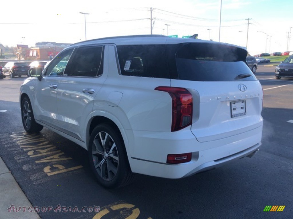 2021 Palisade Limited AWD - Hyper White / Beige photo #3