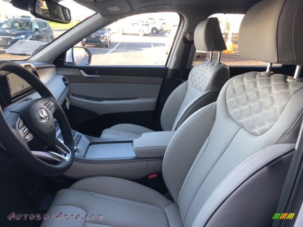 2021 Palisade Limited AWD - Hyper White / Beige photo #8