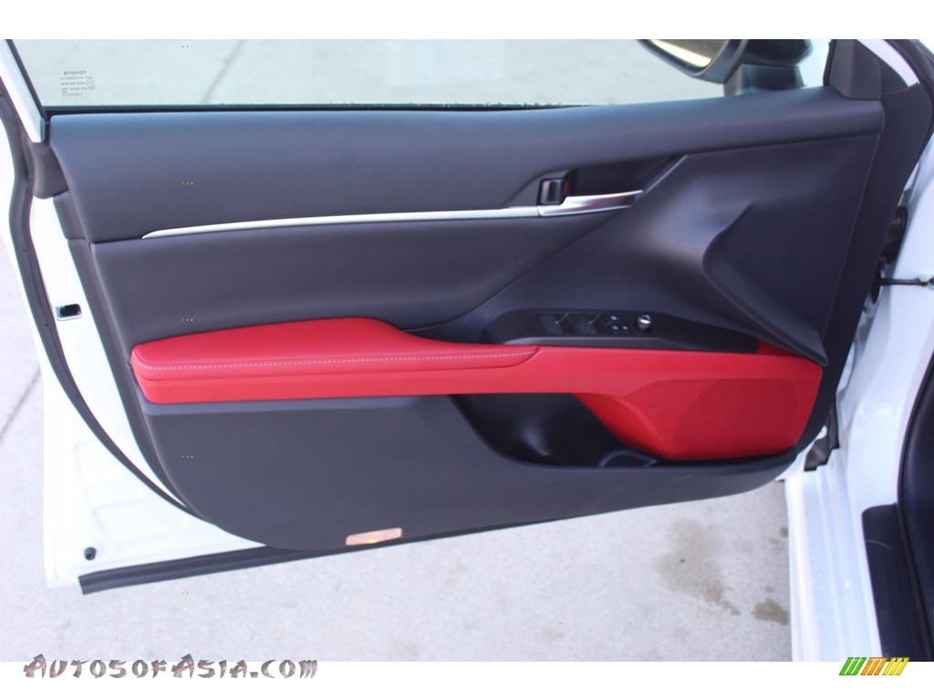 2021 Camry XSE - Wind Chill Pearl / Cockpit Red photo #9