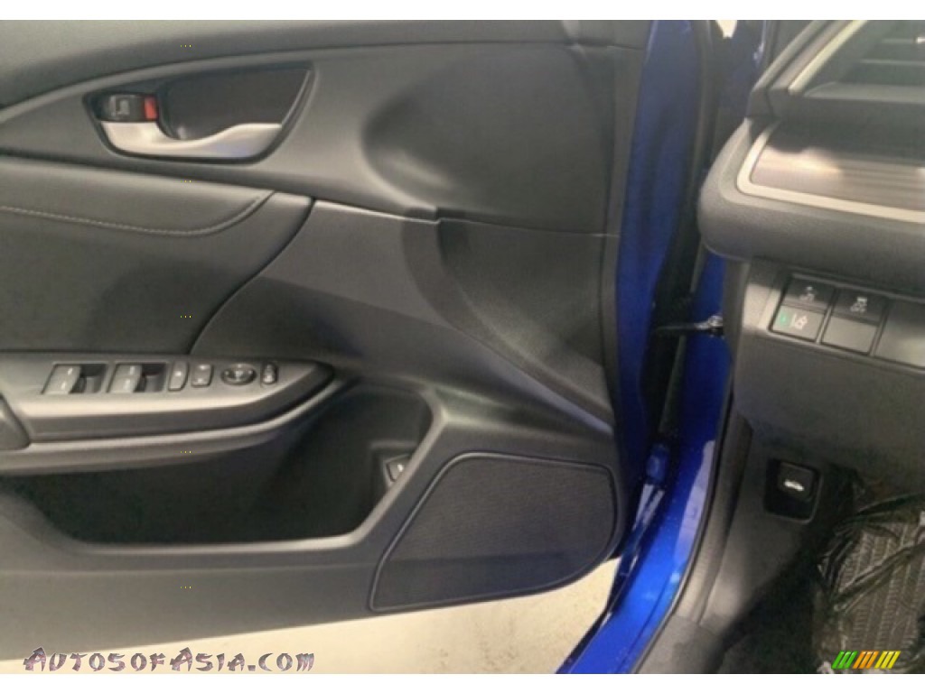 2021 Civic Sport Sedan - Aegean Blue Metallic / Black photo #7