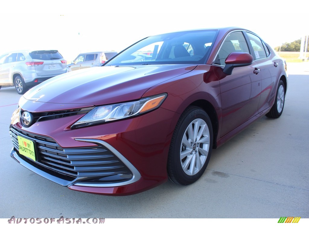 2021 Camry LE - Ruby Flare Pearl / Black photo #4