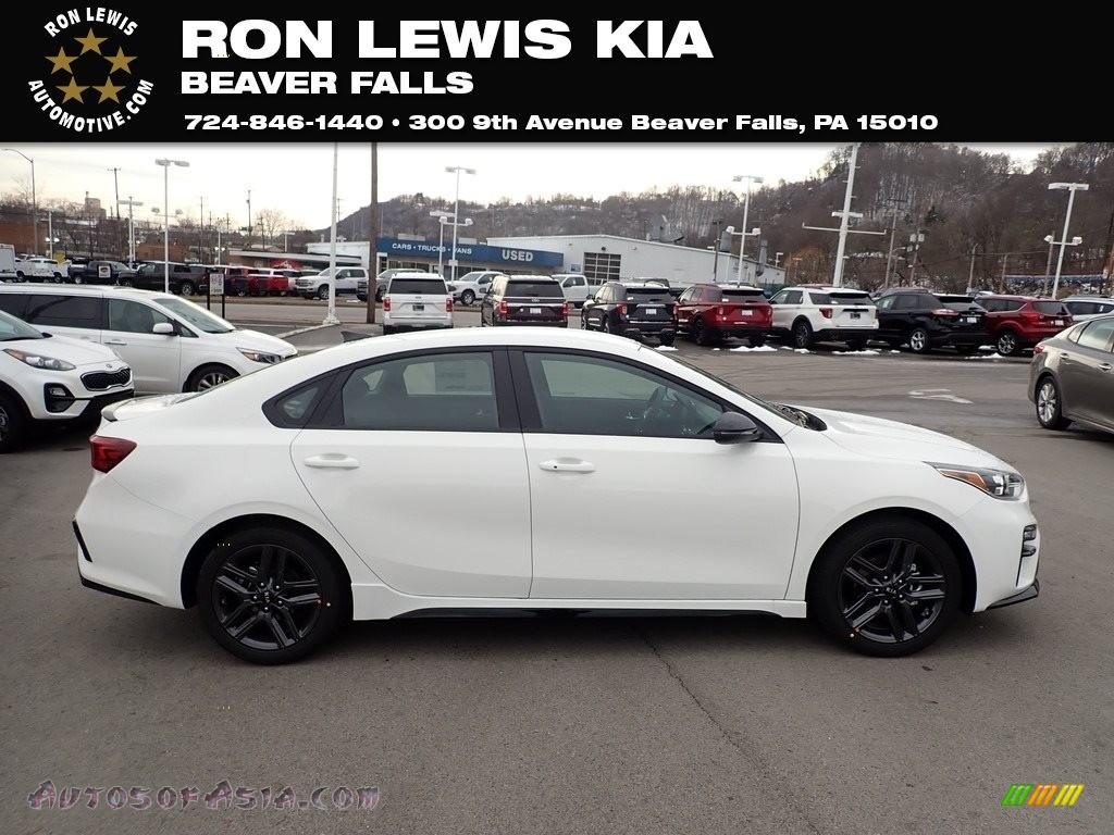 2021 Forte GT-Line - Clear White / Black photo #1