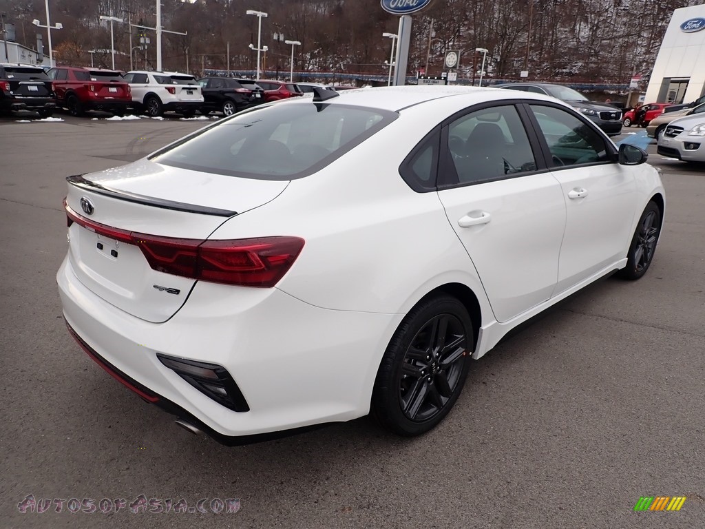 2021 Forte GT-Line - Clear White / Black photo #2