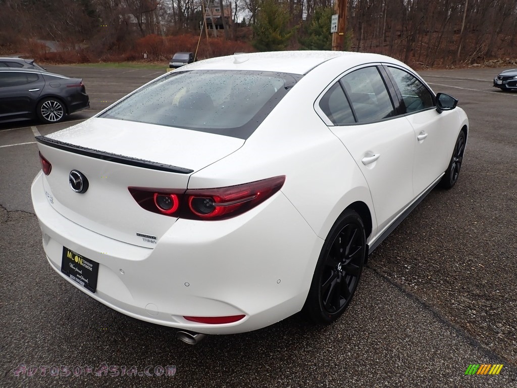 2021 Mazda3 Premium Plus Sedan AWD - Snowflake White Pearl Mica / Black photo #2