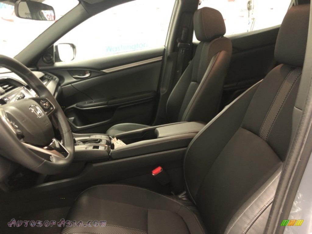 2021 Civic Sport Hatchback - Sonic Gray Pearl / Black photo #6