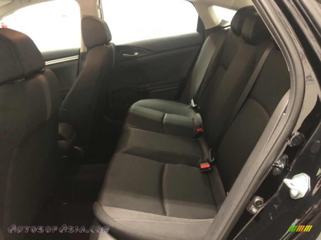 2021 Civic LX Sedan - Crystal Black Pearl / Black photo #5