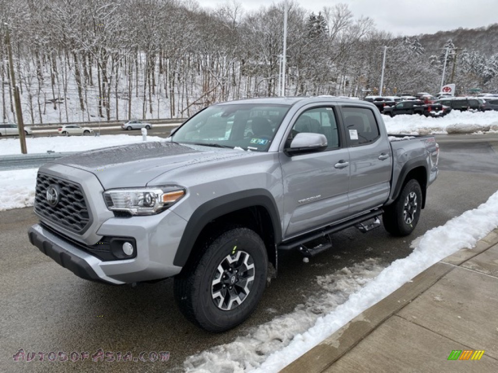 2021 Tacoma TRD Off Road Double Cab 4x4 - Silver Sky Metallic / TRD Cement/Black photo #12
