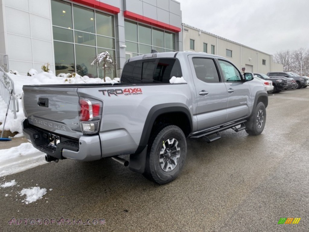 2021 Tacoma TRD Off Road Double Cab 4x4 - Silver Sky Metallic / TRD Cement/Black photo #13