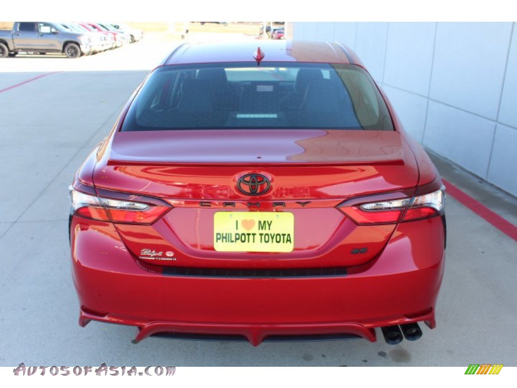 2021 Camry SE - Supersonic Red / Black photo #7