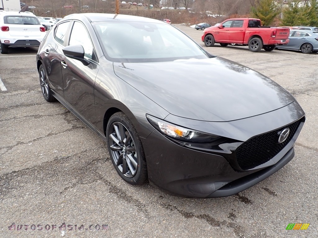 2021 Mazda3 Select Hatchback AWD - Machine Gray Metallic / Black photo #3